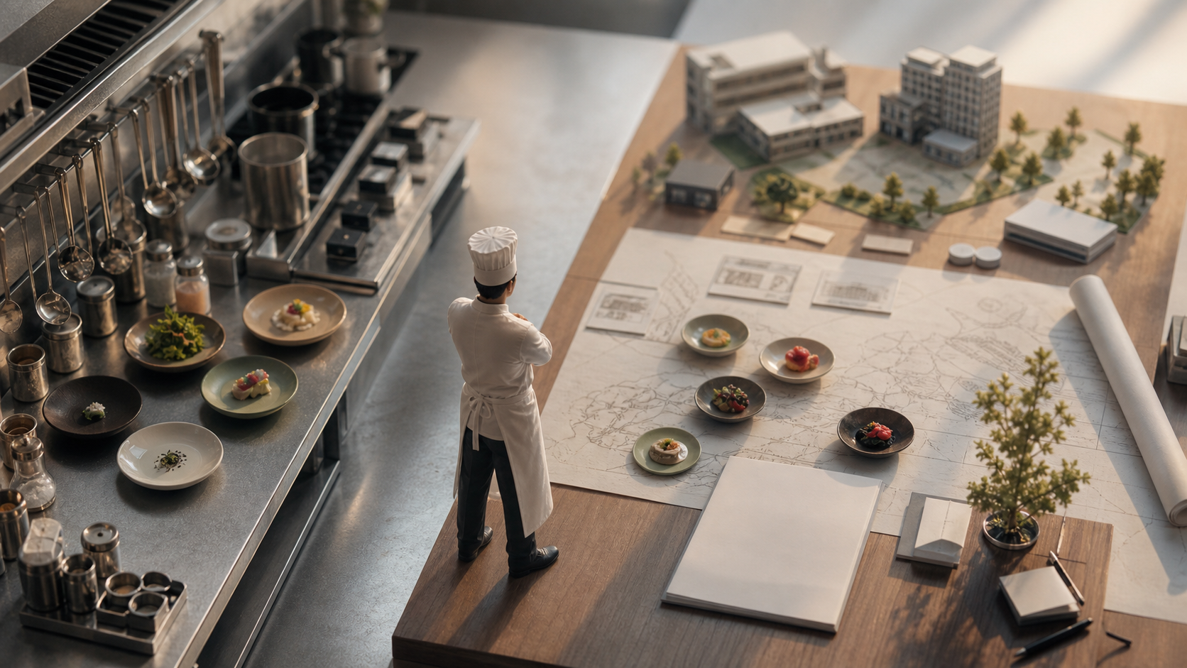 料理人プラットフォームを活かした事業